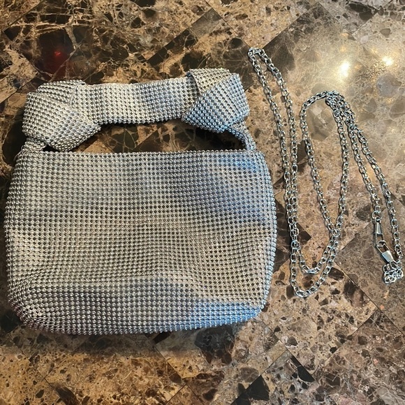 Silver Rhinestone Mini Bag - Picture 11 of 11
